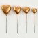 Set for decorating "hearts", color gold
