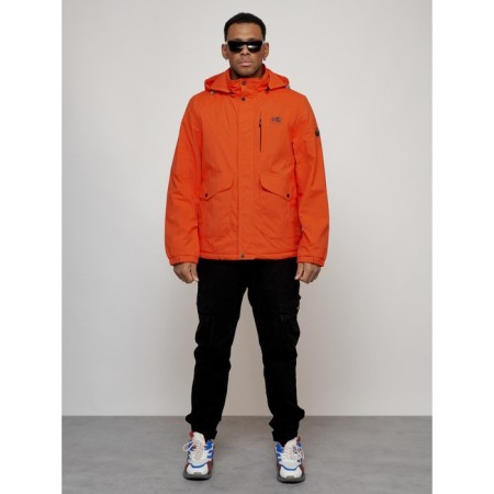Sports male jacket, size 56, orange color-9