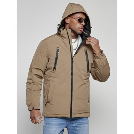 Sports male winter, size 58, beige color-4