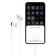 Hoco M1 Pro headphones, wired, vacuum, microphone, Lightning, 1.2 m, white