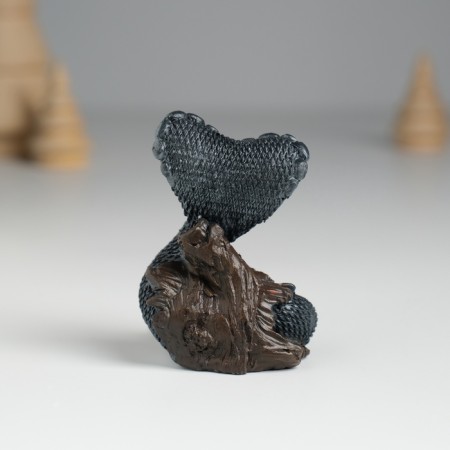 Polystone souvenir "Dark snake with fly agaric" mix 4.3x3.5x6 cm-4