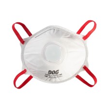 Half mask filtering, respirator DOG 3303-1 FFP3 NR with a valve