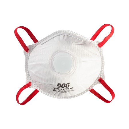 Half mask filtering, respirator DOG 3303-1 FFP3 NR with a valve