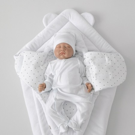 Set for discharge Winter Kinderlitto "Bear", 5 items, height 56-62 cm, white color-2