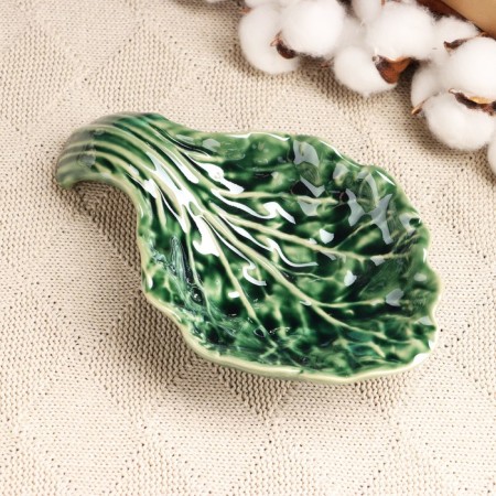 Standing under the spoon "cabbage leaf" 19.5x11.5x4cm-3
