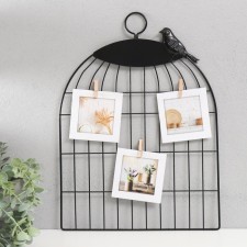 Photo frame metal in 3 photos 