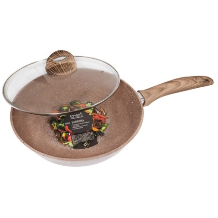 Deep pan-Barbara pan, removable handle Soft-Touch, with a lid, d = 24 cm-1