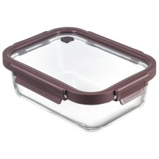 Container for baking and storage Smart Solutions, rectangular, with a lid, 1.5 l, the color is dark blue