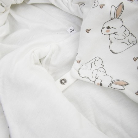 Kinderlitto children's overalls “New Assorted. Bunnies ", height 68-74 cm-4