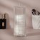 Organizer for cotton pads, with a lid, d = 7.5 × 19.5 cm, the color is transparent