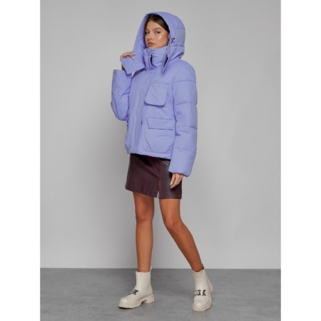 Winter jacket, size 50, purple color-4