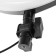 LED ring lamp M33, lamp 32 cm, 10 watts, black