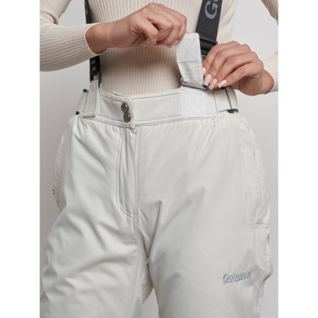 Semi -combinezone female ski insulated, size 46, white color-14
