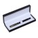 Gift feathers in the leatherette case, the body is black, gold, silver