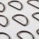 Semi -ring for bags, d = 32 mm, thickness - 3 mm, 10 pcs, color kikel