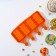 Ice Cream Form "Venice", silicone, 19.3 × 11 × 2.4 cm, 4 cells (5.5 × 2.9 cm), Mix color