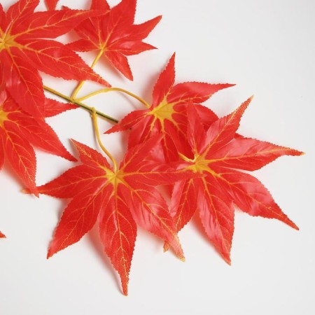 Decor "Leaves on the branch" Red color-2
