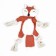 Textile toy with a rope "Fox" with a squeak, rustling, 26 x 28 cm