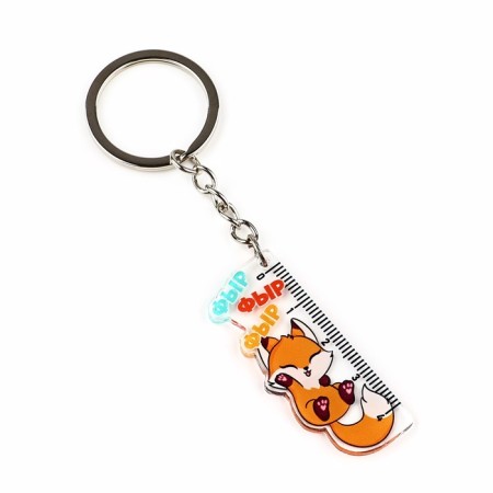 Keychain ruler for ker-fir keys, 2 x 10 cm.-1