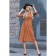 Female dress, size 46, mustard color