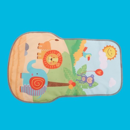 Developing rug-carrier "Safari", 2 in 1, sound effects, red color-10