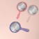 Mirror with a handle, bilateral, with an increase, D mirror surface 10 cm, color mix