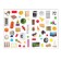 A set of books of 100 stickers "First Knowledge", 3 pcs. 12 p.