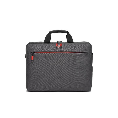 Business bag, lightning department, external pocket, gray color