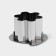 Form for cooking, 5 nozzles, silver color