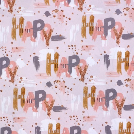 Paper Glossy double -sided "Happy Birthday", 50 x 70 cm-1
