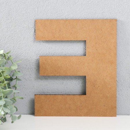 The panel of the letter "e" 16.5x20 cm, black-2