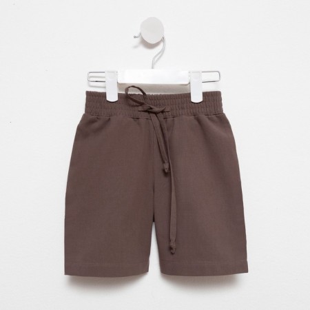 Burmuda shorts Minaku: Cotton Collection Brown color, height 104-7
