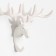 Nast-Hall decor "Deer" 16.5 x 16 cm, white