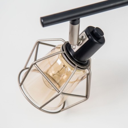 Tavern lamp, 4x60W E14 black-5