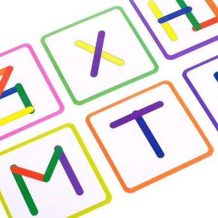Game set with sticks "Study letters"-5