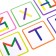 Game set with sticks "Study letters"