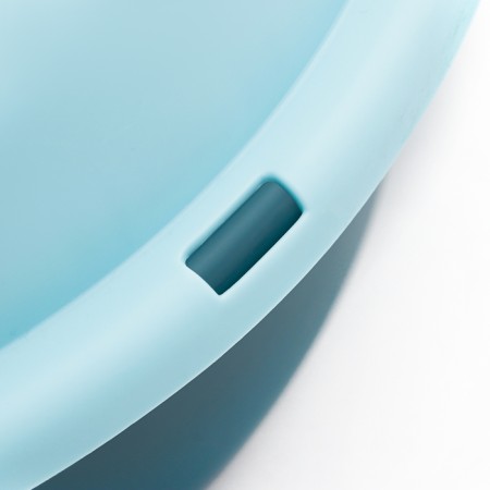 Toilet "Cloud" with a triangular side 48.5 x 39 x 20 cm, blue-4