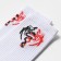 Socks, white color/dragons, rr 25