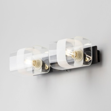 Sconces Citilux "Virta" CL139322, 32x12 cm, 2x60W, E14, Black Color Black-6