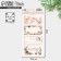 Paper stickers for gifts "Happy New Year", 7.5 x 17 cm, New Year