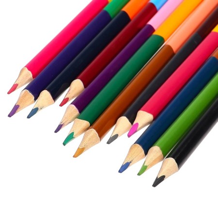 Color pencils, 24 colors, bilateral, Minnie Mouse-4