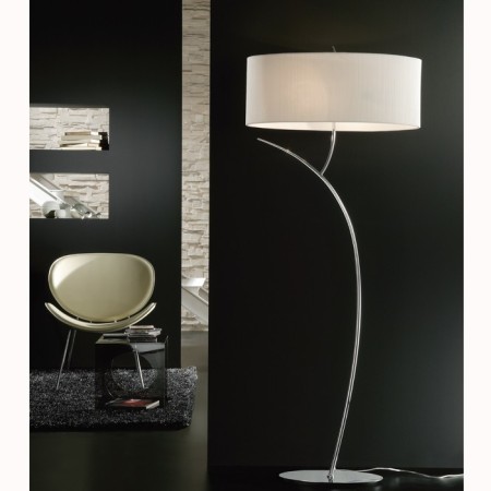 Торшер Mantra Eve, E27, 2х20Вт, 670х300х1700 мм, цвет хром-4