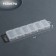 Organizer for decor, 6 sections, 14 × 3.5 × 1.3 cm, transparent color