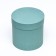 Hat box, emerald, 18 x 18 cm