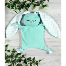 Comforter pillow - heating pad, mint color