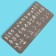 Stamping disk Metal "flowers and leaflets", 12 × 6 cm