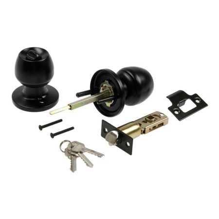 Latch 1103, with a key, matte black color-3