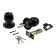 Latch 1103, with a key, matte black color