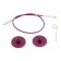 Set: cable 35 cm (60 cm), plugs and cable key KNITPRO, 10501