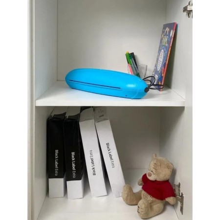 Laminator A4 75-150 microns, 2 shafts, speed 25 cm/min, Geleos Rainbow, Blue "LMA4RG"-5